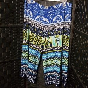 Blue Green PXL culottes